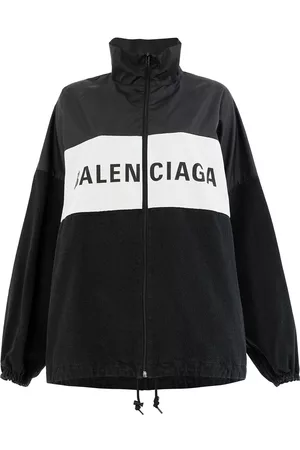 Balenciaga Zipped logo jacket - Black