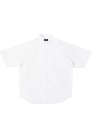 Balenciaga Short-sleeve button-up shirt - White