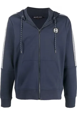 Michael Kors Logo-patch zip-up hoodie