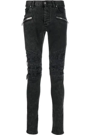 Balmain Raw-cut skinny jeans