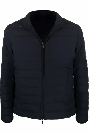 Emporio Armani Padded logo-patch jacket