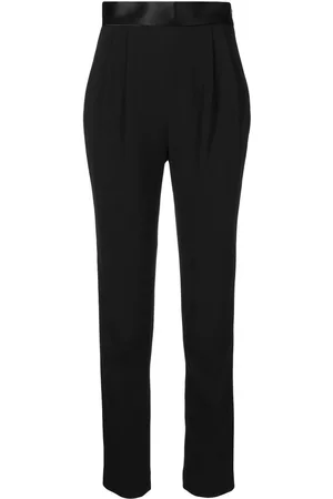GALVAN Women Formal Pants - Zengel crepe trousers - Black