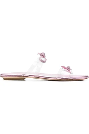 Stuart Weitzman Bow-detail embellished sandals
