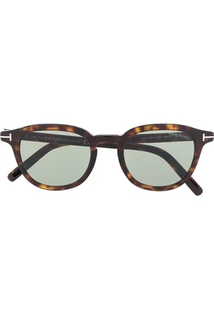 Tom Ford Men Square Sunglasses - FT0816 52N square-frame sunglasses - Brown