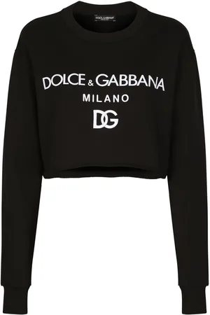 Dolce & Gabbana Logo-print cropped sweatshirt