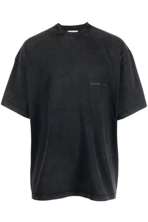 Balenciaga Men T-shirts - Strike 1917 print T-shirt - Black