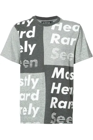 MOSTLY HEARD RARELY SEEN Patchwork T-shirt