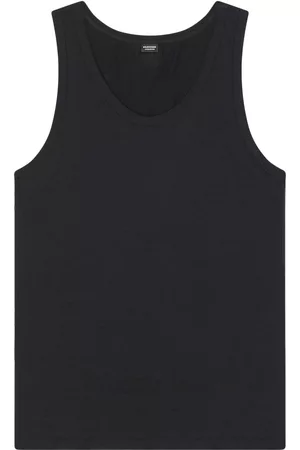 Balenciaga Stretch-cotton tank top - Black
