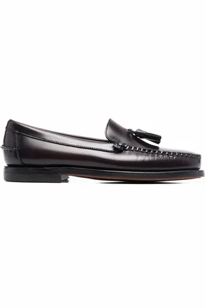 SEBAGO Tassel-detail leather penny loafers