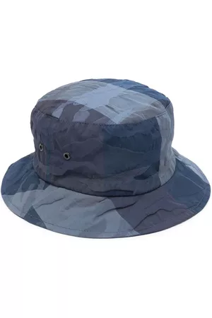 MACKINTOSH Hats - PELTING camouflage-pattern bucket hat - Blue