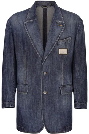 Dolce & Gabbana Longline denim blazer
