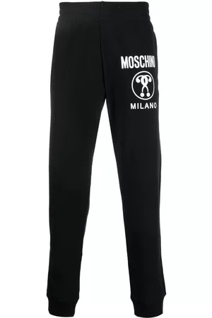 Moschino Men Sweatpants - Logo-print track pants - Black