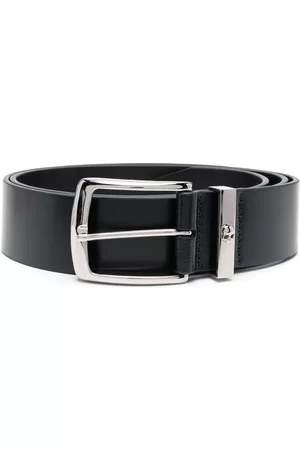 Philipp Plein Buckle-fastening leather belt - Black