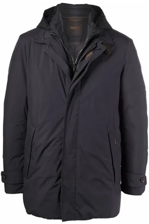 MOORER Hooded padded coat