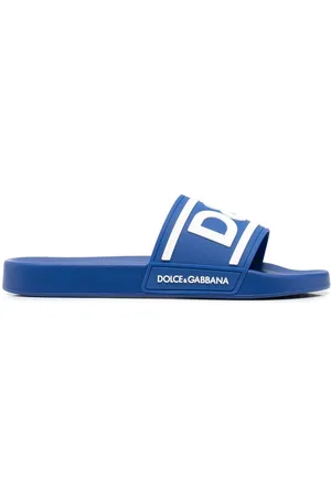 Dolce & Gabbana Logo-print detail pool slides