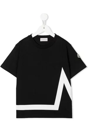 Moncler Logo-print short-sleeved T-shirt - Black