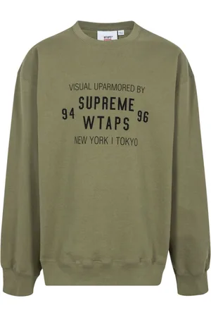 Supreme Side Logo crew-neck Sweatshirt - Farfetch