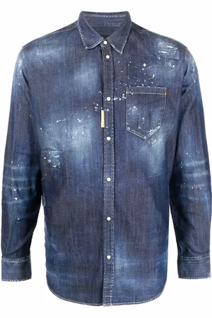 Dsquared2 Icon logo denim shirt
