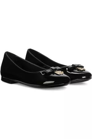 Dolce & Gabbana DG bow ballerina pumps - Black