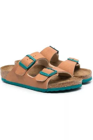 Birkenstock Sandals - Birko-Flor two-strap sandals - Brown