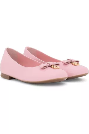 Dolce & Gabbana DG bow ballerina pumps - Pink