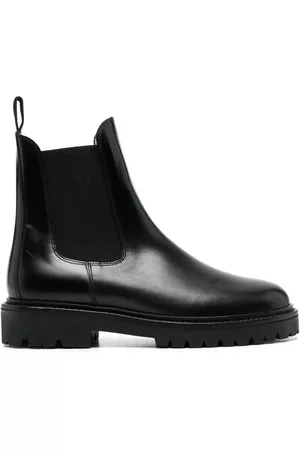 Isabel Marant Men Boots - Castayh elasticated-side panel boots - Black