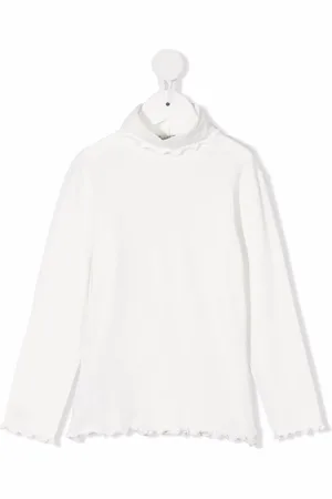 Il gufo Fluted-hem long-sleeve top