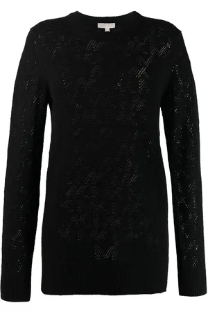 Michael Kors Logo-knit long-sleeve jumper