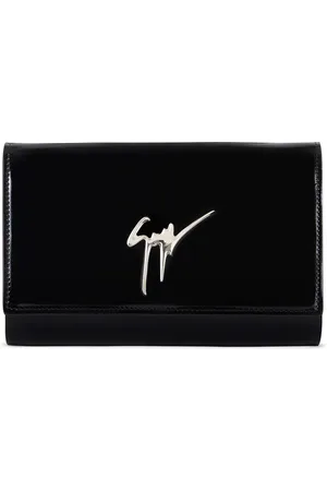Giuseppe Zanotti Cleopatra glossy clutch bag