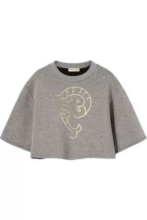 Puccini Sports T-Shirts - Logo-print short-sleeve T-shirt - Grey