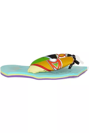 Puccini Flip Flops - Graphic-print padded flip-flops - Black