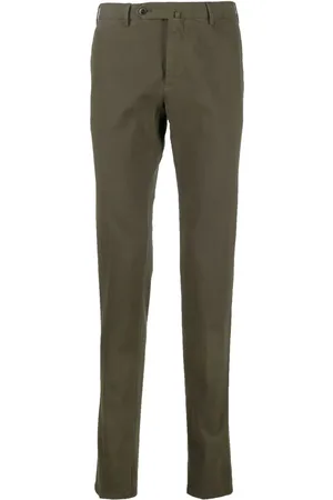 PT Torino Mid-rise straight-leg trousers