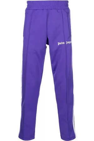 Palm Angels Logo-print track pants - Purple