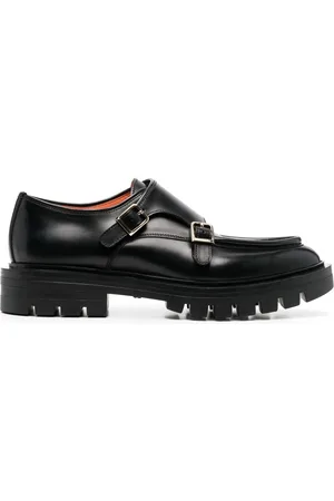 santoni Side buckle-fastening detail loafers