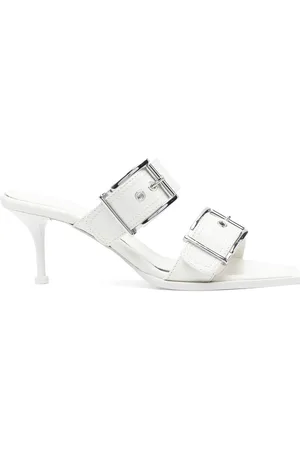 Alexander McQueen 75mm buckled leather sandals