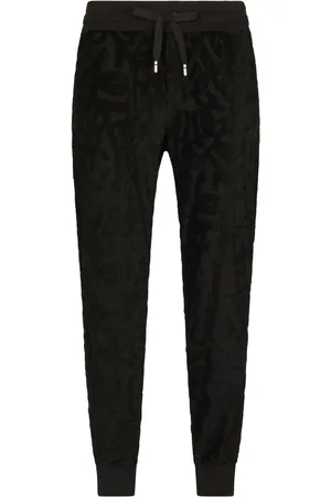 Dg logo tapered online track pants