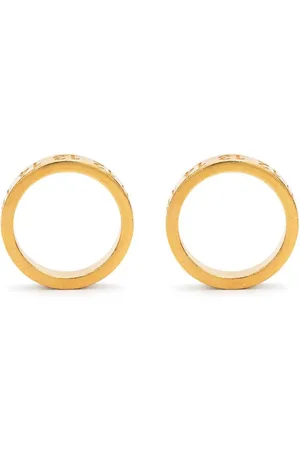 Maison Margiela Curb-Chain Drop Earrings - Gold