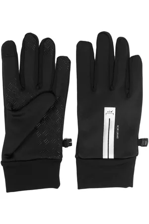A-cold-wall* Gloves - Stria logo-print tech gloves - Black