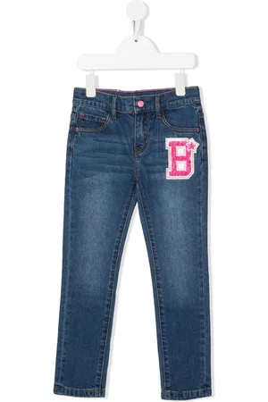 Billieblush Slim-cut denim jeans - Blue