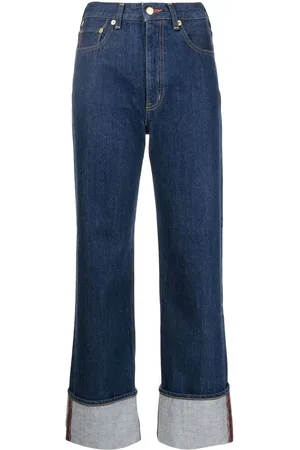 TU ES MON TRESOR The Carnelian high-rise straight-leg jeans
