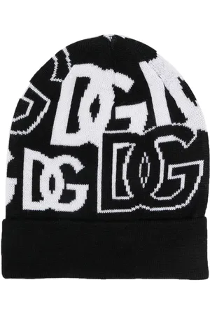Dolce & Gabbana Logo-print virgin wool beanie