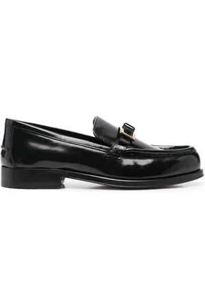 Sergio Rossi Buckled leather moccasin loafers