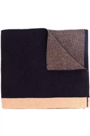 Chloé Logo-print panelled scarf - Blue