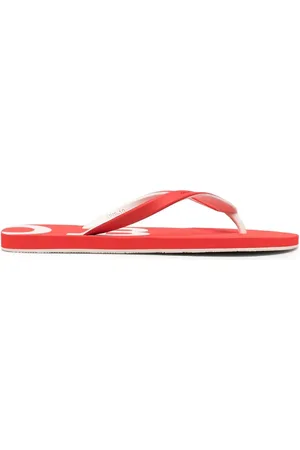 Orlebar Brown Haston logo flat flip-flops