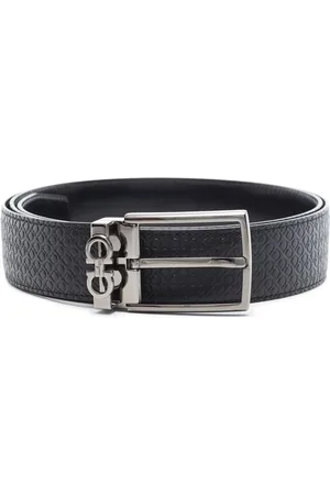Salvatore Ferragamo Gancini-motif leather belt