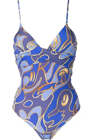 Lygia & Nanny Graphic-print swimsuit