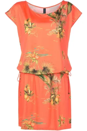 Lygia & Nanny Floral-print cap-sleeves dress