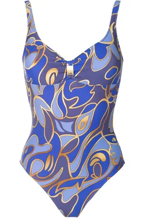 Lygia & Nanny Graphic-print swimsuit