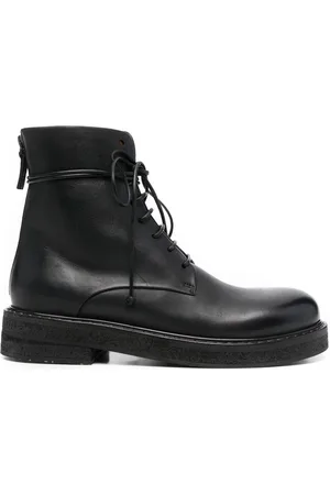 MARSÈLL Lace-up leather ankle boots