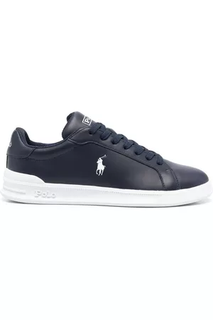 Ralph Lauren Men Low Top Sneakers - Pony logo low-top sneakers - Blue